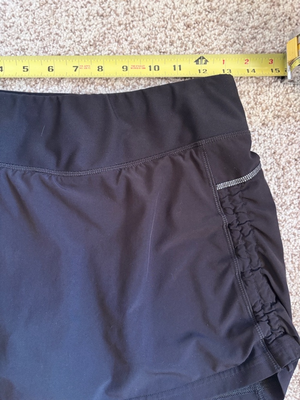 Lucy Endurance Skort Black Running Tennis Outdoor Pickleball Size Small - Picture 8 of 9